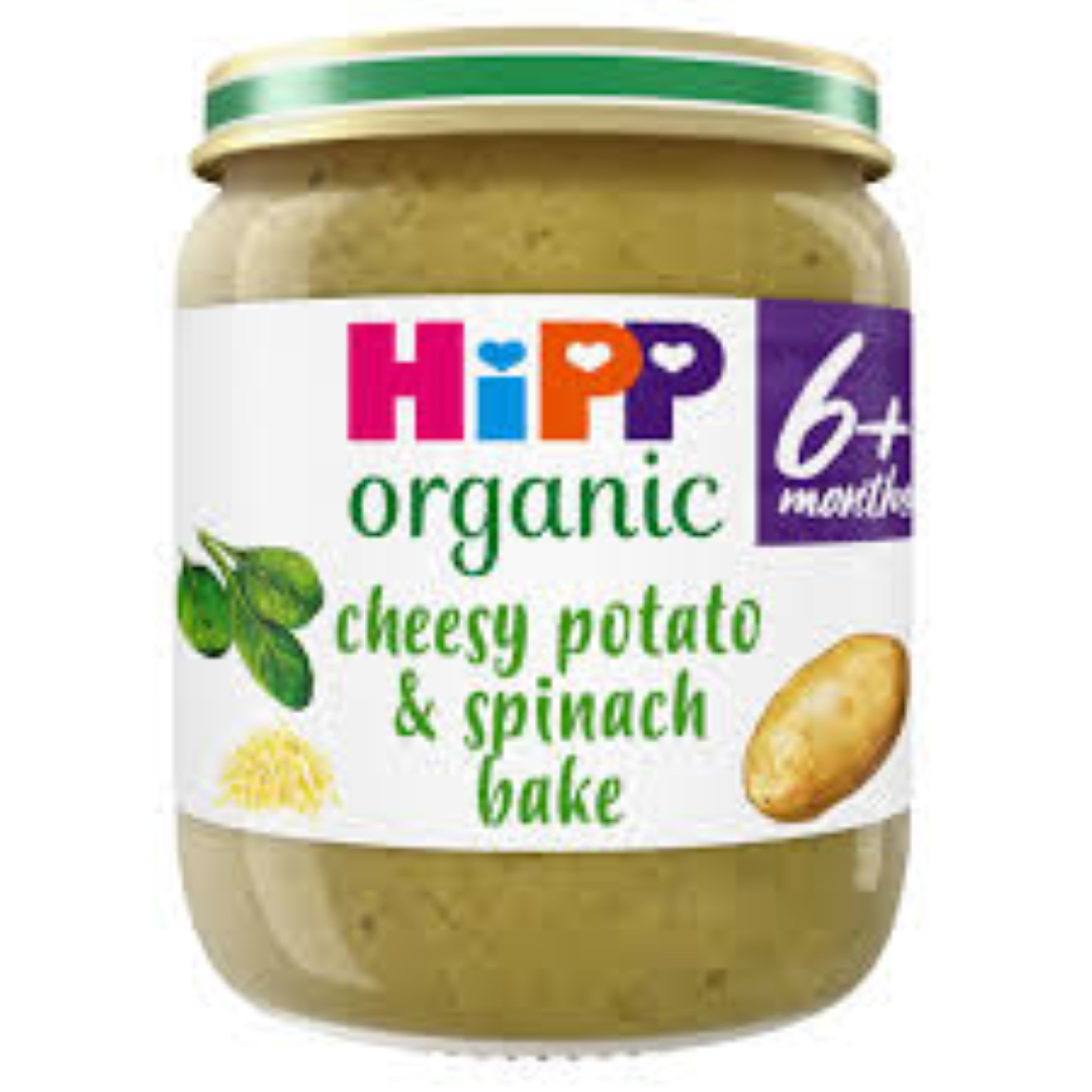 HIPP ORG SPINACH POTATOES & CHEESE 125G